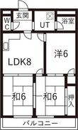 スカイメゾンの間取図