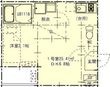 ハーモニーテラス押木田町の間取図