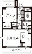 エルーデメイファの間取図