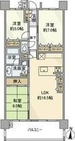 カルティア瑞穂が丘の間取図