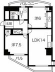 NYレジデンスいりなかの間取図