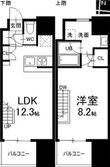 写真:シエルブルー栄 11階1109の間取図