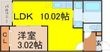 Jack uchidabashi Ⅰの間取図
