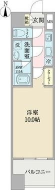 名古屋市瑞穂区桜見町1丁目の間取図