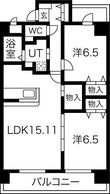写真：グレイス泉9階の間取図