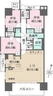 ザ・パークハウス大曽根レジデンスの間取図