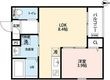 シャンブル高畑 (シャンブルタカバタ)の間取図