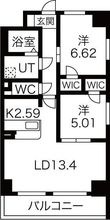S-FORT鶴舞reale(リアーレ)の間取図