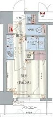 プレサンスNAGOYA桜通ビッグビートの間取図