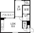MOVE中村公園PREMIOの間取図