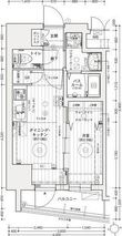 エステムコート名古屋上前津の間取図