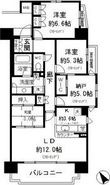レジディア徳川の間取図