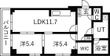 フィーブル・サカエの間取図