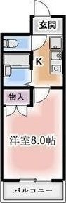 クレセントM浮島の間取図