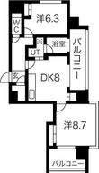 写真:さくらHills NAGOYA WEST 9階901の間取図