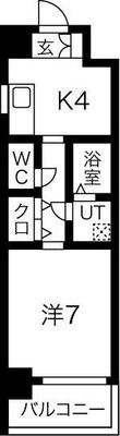 名古屋市瑞穂区彌富通2丁目の間取図