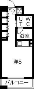 白川公園パークマンションの間取図