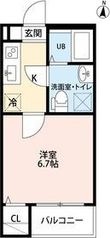 フィローネ高畑(フィローネタカバタ)の間取図