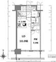 S-RESIDENCE亀島駅前blaze(ブレイズ)の間取図