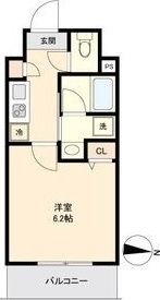 拡大写真:CAVANA新栄 6階602の間取り