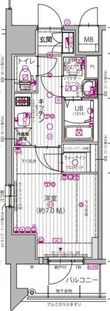 エスリード新栄グランラグジェの間取図