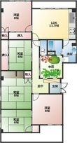 ウイング道徳通の間取図