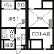 アラブランシュ中村の間取図