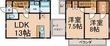 フィオーレ米野B棟の間取図