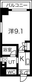 アールズタワー瑞穂運動場西駅前の間取図