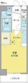 ラ・ミューズ1101の間取図