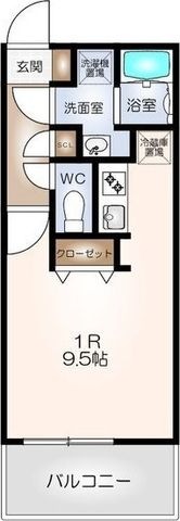 拡大写真:quador名古屋駅 1階103の間取り