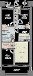 リエトコート丸の内の間取図