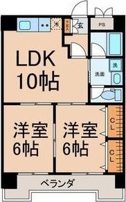 拡大写真:ファミール大畑 3階302の間取り