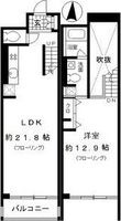 レジディア東桜Ⅱの間取図