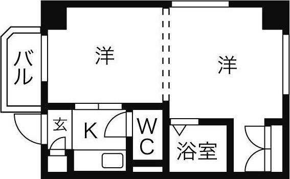 拡大写真:第三貞和ビル(ダイサンテイワビル) 8階8Cの間取り