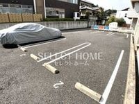 駐車場に車を止められます