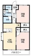 シャインハイム池端の間取図