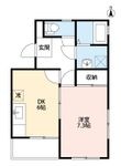マンションアサイの間取図