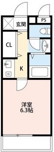 エドスプリングス東館の間取図
