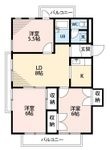 コメルスⅢの間取図