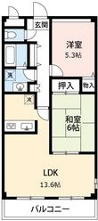シャルマン平成の間取図