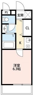 エドスプリングス東館の間取図