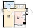 HATAYAアパートメントの間取図