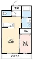 ラ・ぺジブルの間取図