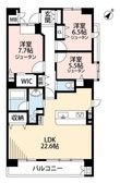 キャッスルハイツ美合駅前の間取図
