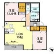 岡崎市竜美旭町の間取図