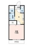 シャトーリ幸田の間取図