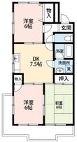 ハイツリッチモンドA棟の間取図