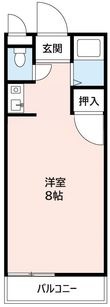 ファミールすぎたの間取図