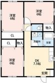 ライトハイツD棟の間取図